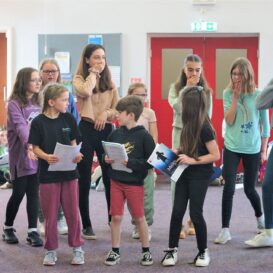 Matilda rehearsals: bringing everyone together